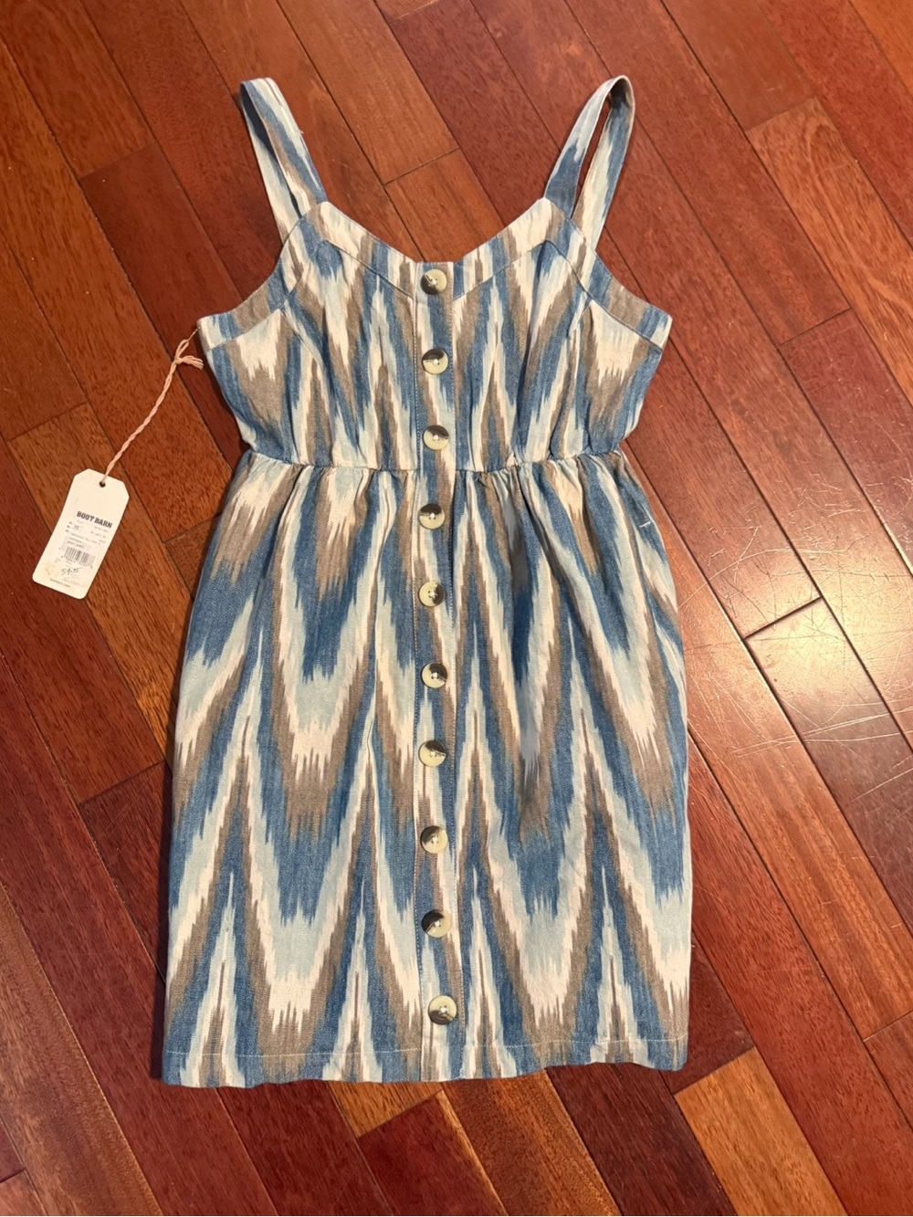💙 Boot Barn Shyanne Ikat Print Dress – NWT